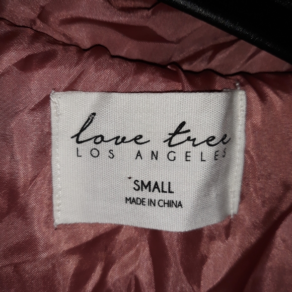 Love Tree Los Angeles pink jacket. Small - Picture 5 of 11